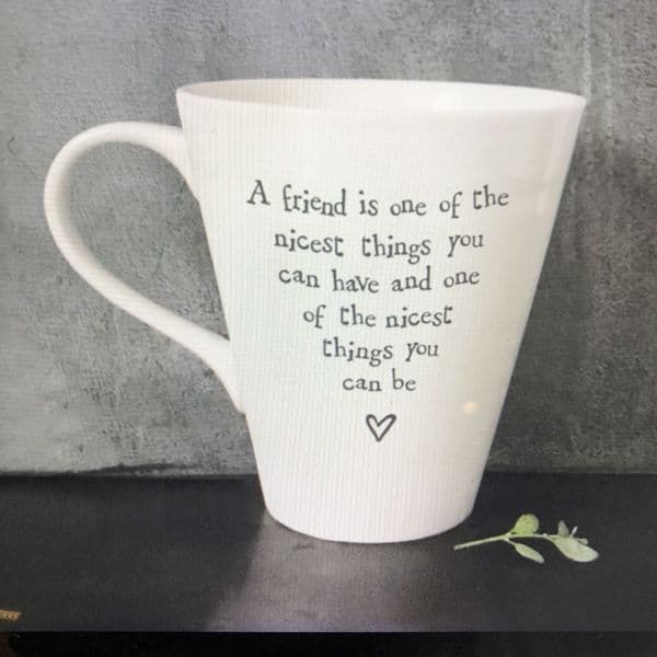 A friend is one of the nicest things - gift mug