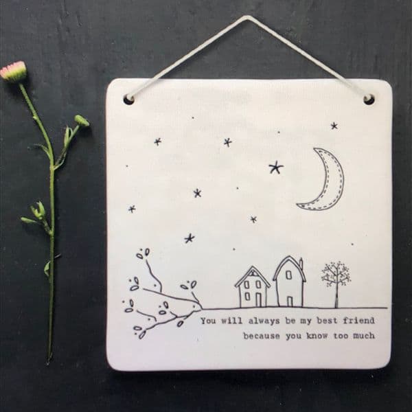 Always my best friend - hanging love token