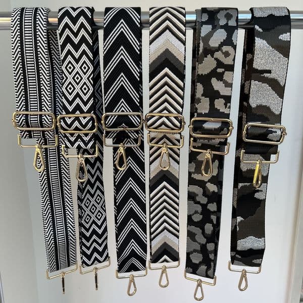 Bag straps - Black collection