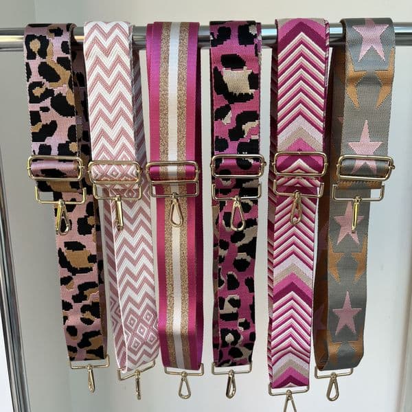 Bag straps - Pink collection