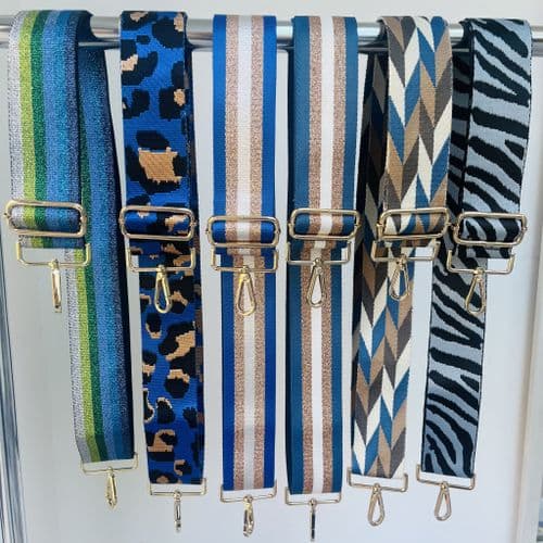 Bag straps - Shades of blue collection