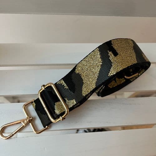 Camouflage bag strap 4cm - various colours