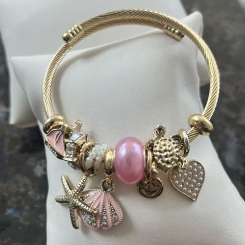 Charm bracelet - various colours