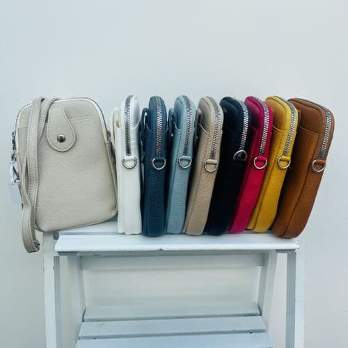 Cute crossbody  phone bag - various colours