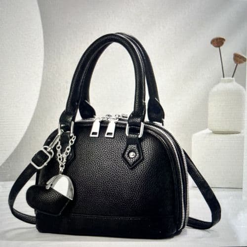Cute double zipper handbag - various colours