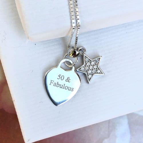 Fabulous 50th birthday gift - FREE ENGRAVING