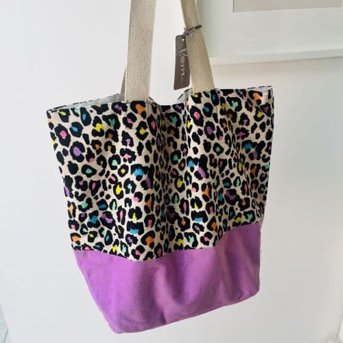 Fabulous POM animal print tote bag