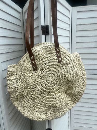 Fabulous straw bag - large