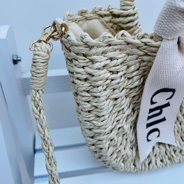 Fabulous straw basket bag - small