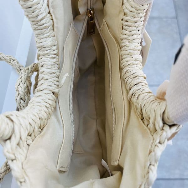 Fabulous straw basket bag - small