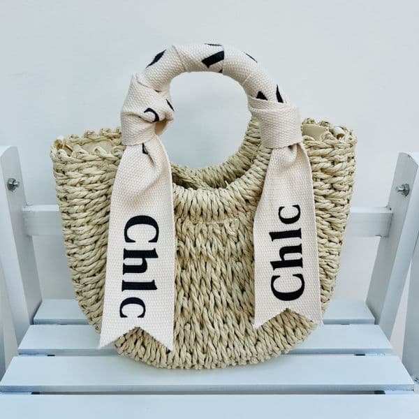 Fabulous straw basket bag - small