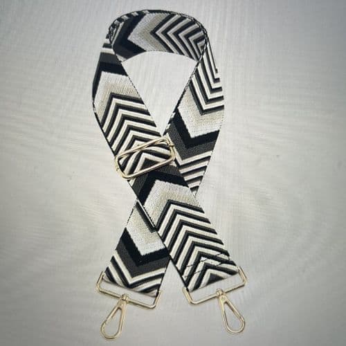 Fabulous zig zag design bag strap - 5cm