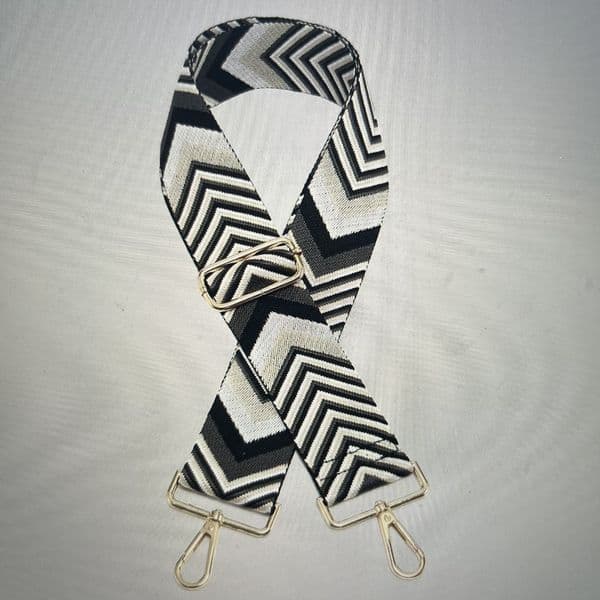 Fabulous zig zag design bag strap - 5cm