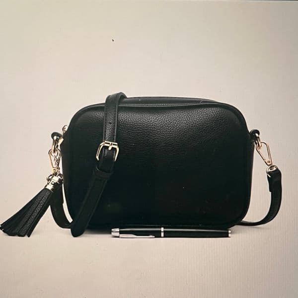 Faux leather tassel bag - various colours