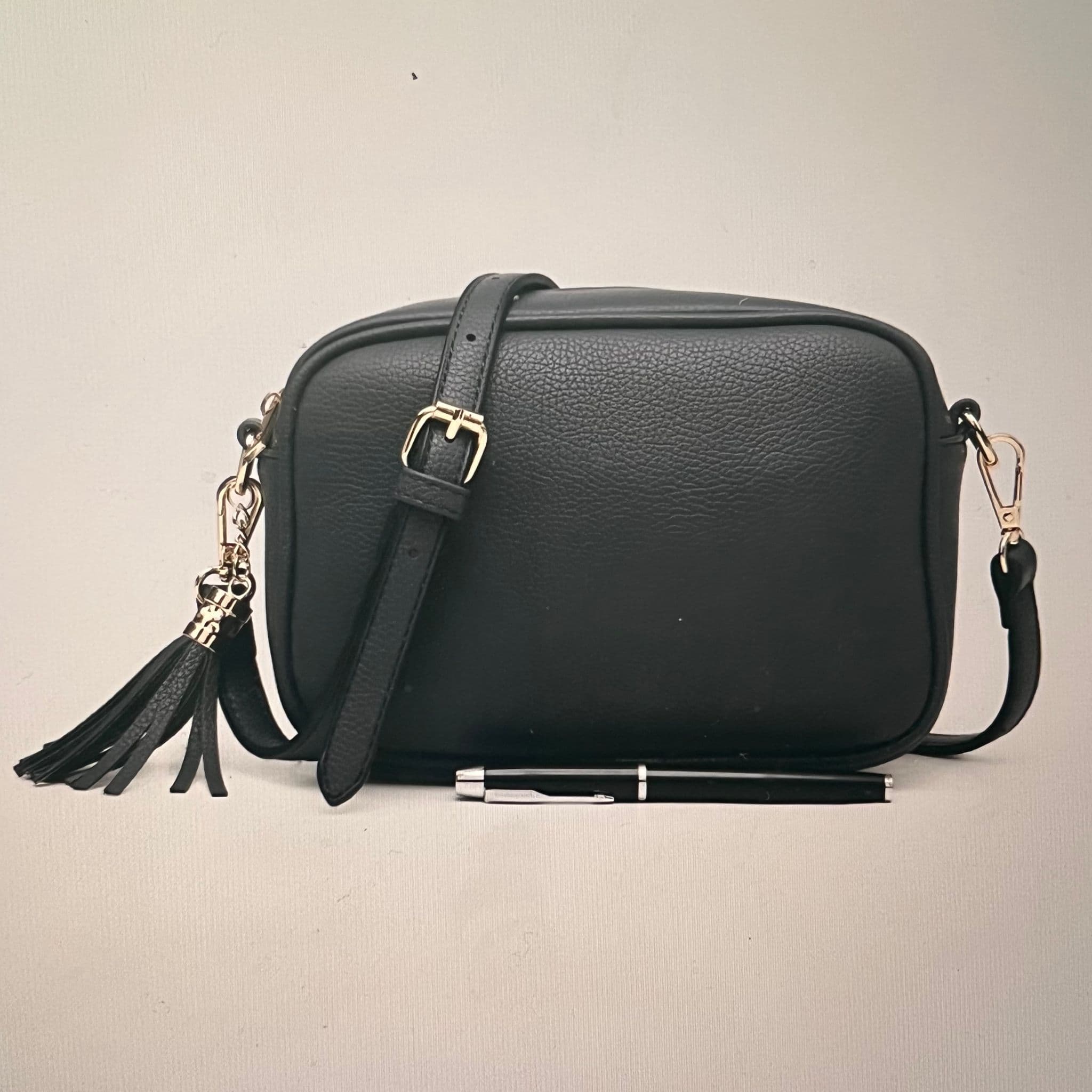 Black tassel handbag sales