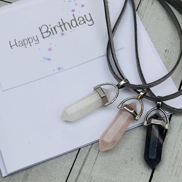 Gem stone necklace