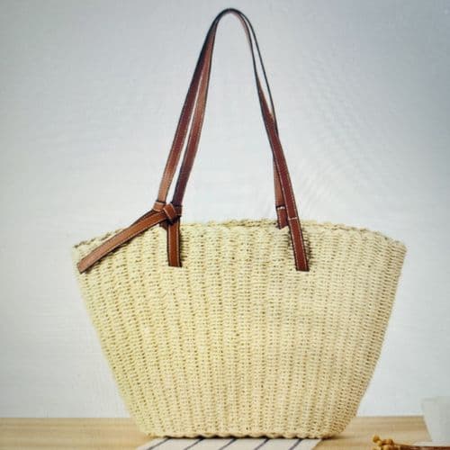 Gorgeous straw basket bag