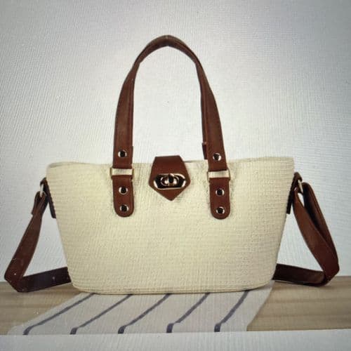Gorgeous straw handbag - various colours