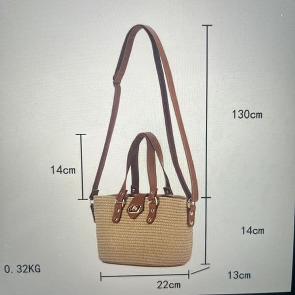 Gorgeous straw handbag - various colours