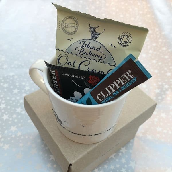 Happiness is just a biscuit away - gift mug