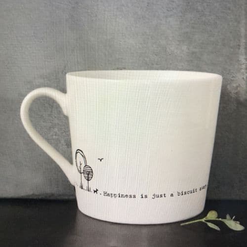 Happiness is just a biscuit away - gift mug