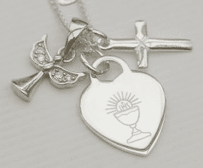Holy Communion silver jewellery gift - FREE ENGRAVING