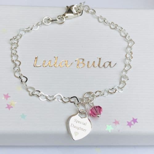 Jewellery gift bracelet for a special girl - FREE ENGRAVING