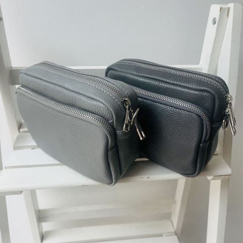 Leather  crossbody bag - various colours