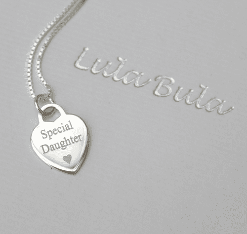 Personalised silver jewellery gift - FREE ENGRAVING