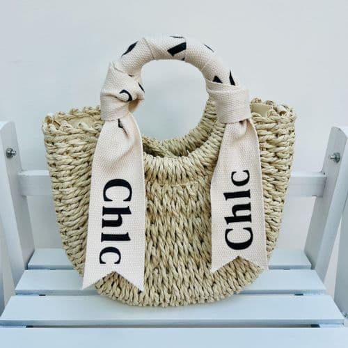Pre Order - Fabulous straw basket bag - small