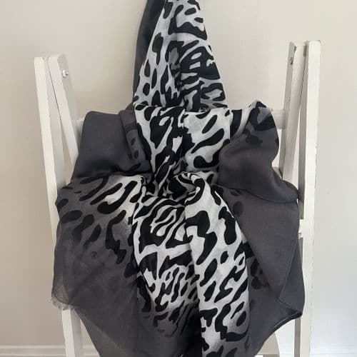 SALE: Animal print scarf - various colours
