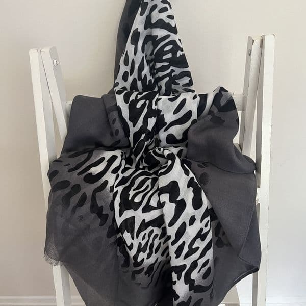 SALE: Animal print scarf - various colours