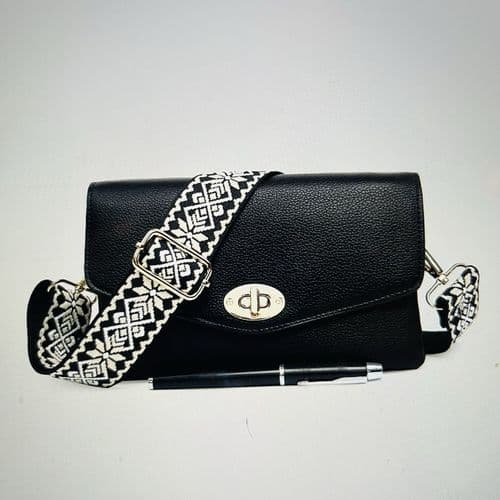 SALE: Faux leather gorgeous bag & strap - various colours