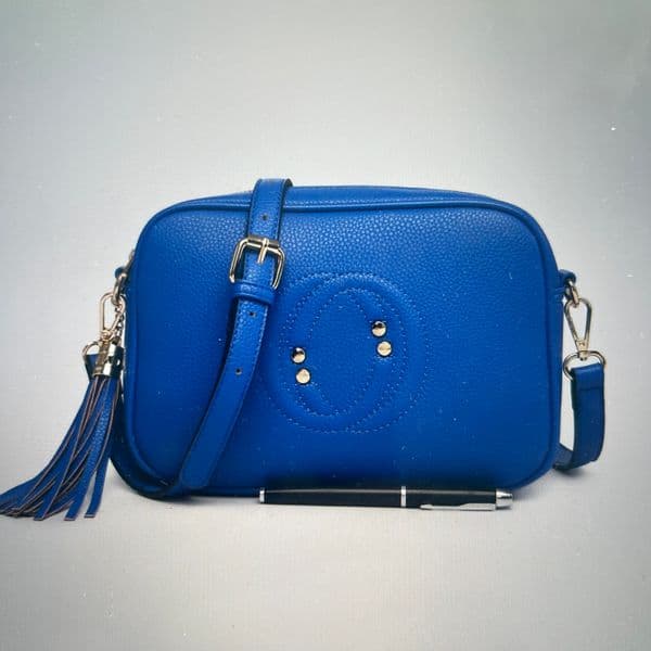 SALE: Faux leather stud detail tassel bag - various colours