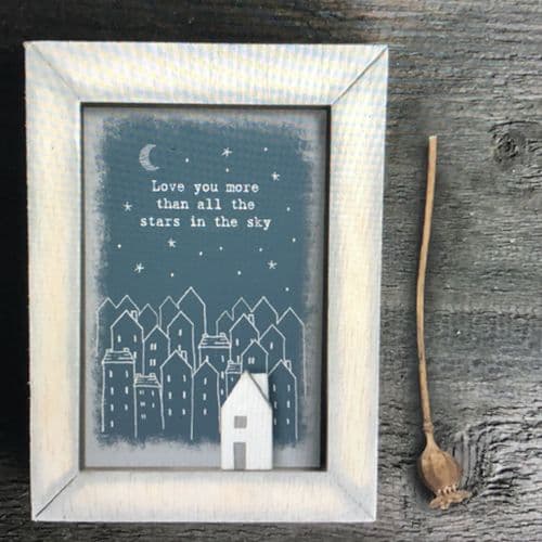 SALE: Love you more - wooden gift