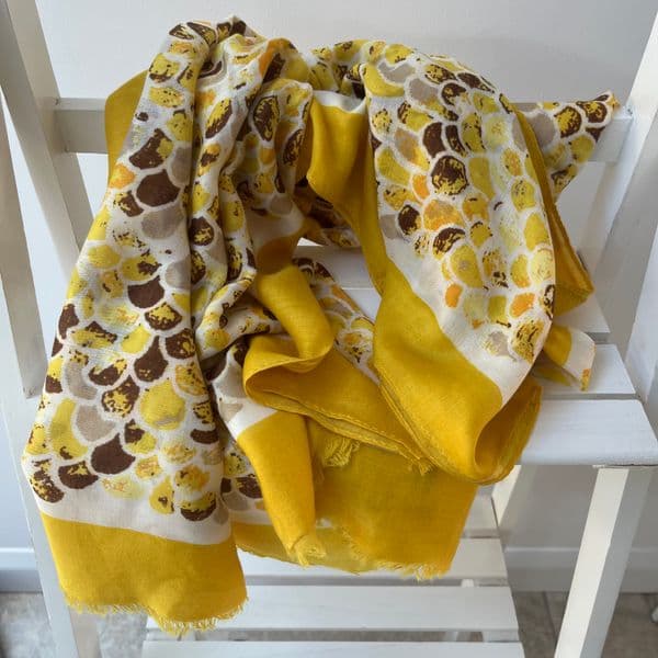 SALE: Shades of mustard scarf