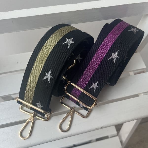 SALE: sparkle bag strap - various colours