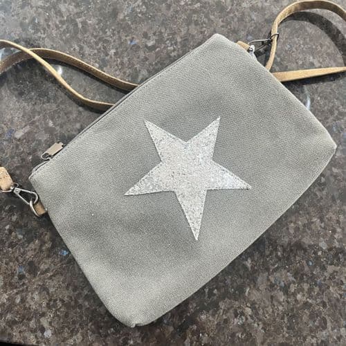SALE: Sparkly star cross body bag