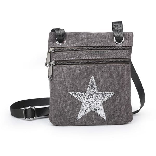 SALE: Sparkly star cross body bag - various colours