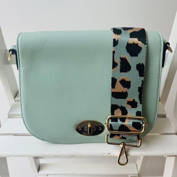 Satchel bag & bag strap gift set - Mint