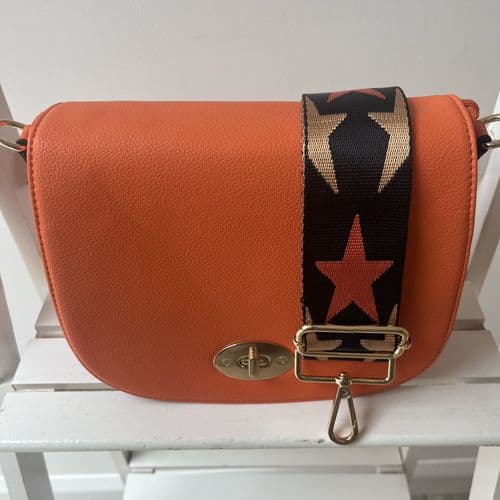 Satchel bag & bag strap gift set - Orange