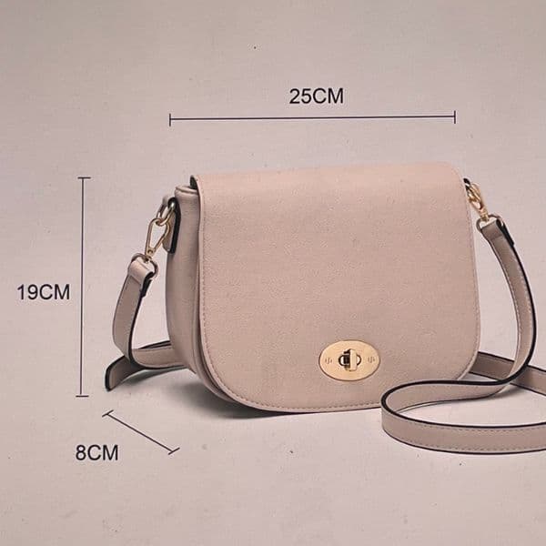 Satchel bag & bag strap gift set -Tan