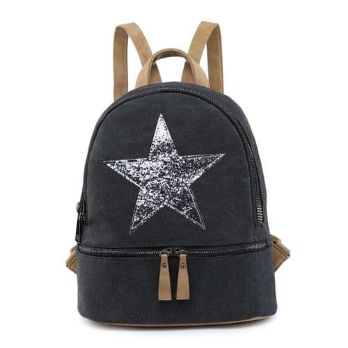 Sparkly star rucksack - various colours