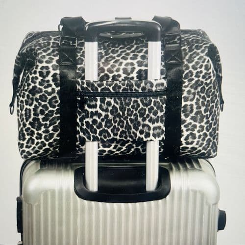 SPECIAL OFFER: Animal Print travel bag  - with trolley sleeve