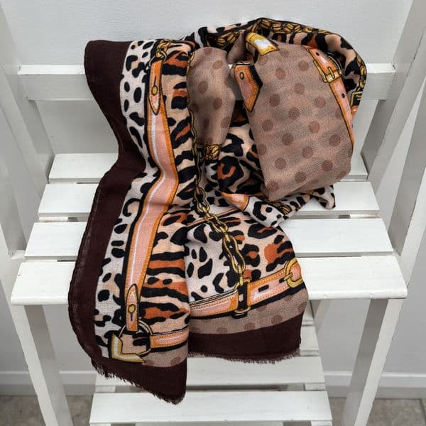 SPECIAL OFFER: designer inspired print scarf - various colours