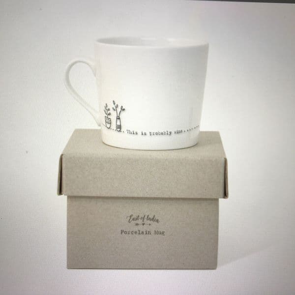 This is probably wine - gift mug