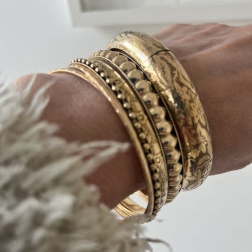 Vintage inspired bangle bundle