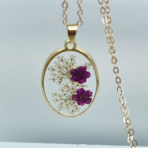 Vintage inspired flower necklaces - various designs