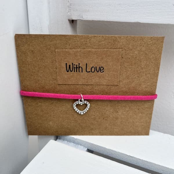 Wish bracelet - various colours & charms