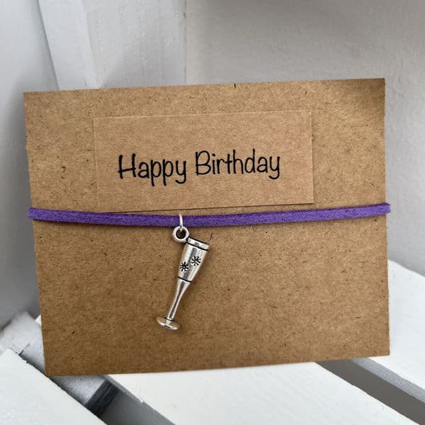 Wish bracelet - various colours & charms
